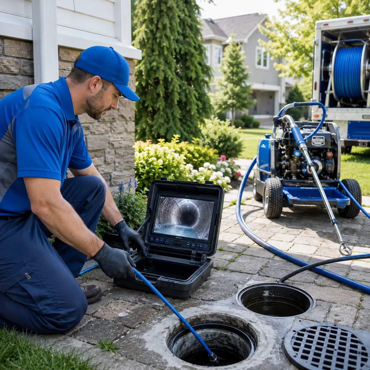 Outdoor drain cleaning professionals serving Rule, TX